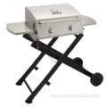 Outdoor 2 burner Portable Grill With Trolley